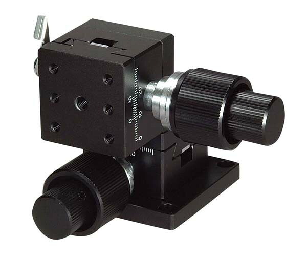 中央精機 LM-412SL DT XZ軸ステージ 40×40 粗微動ハンドル