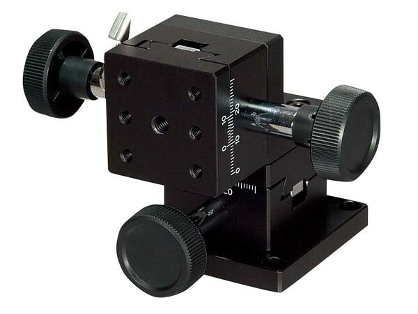 中央精機 LM-412WL DT X・Z軸ステージ 40×40(両ハンドル)
