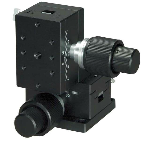 中央精機 LM-612SL DT XZ軸ステージ 40×60 粗微動ハンドル