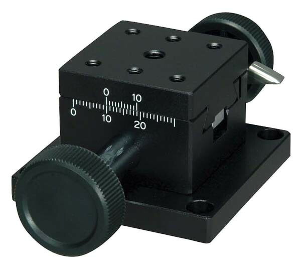 中央精機 LS-412W DT X軸ステージ 40×40(両ハンドル)