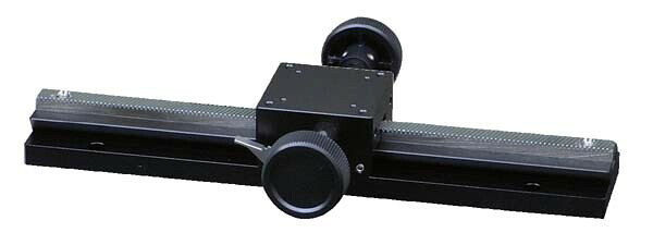中央精機 LS-414WL2 長作動ステージ レール長200mm(両ハンドル)｜ハカルドットコム 店