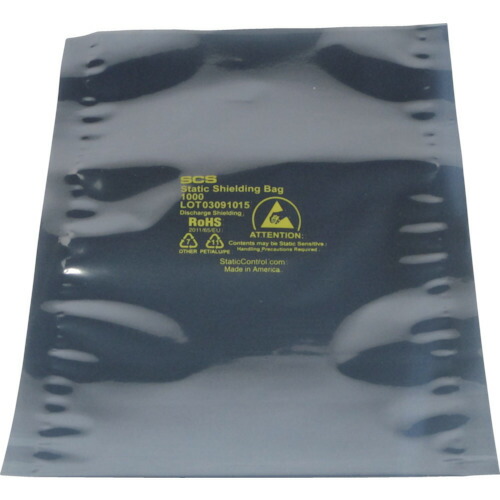 DESCO 10023 SCS 静電気シールドバッグ フラットタイプ 51X76mm 100枚入 10セット