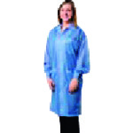 DESCO 73612 LABCOAT CUFFS BLUE MEDIUM