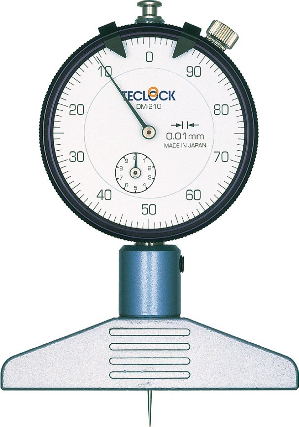 テクロック DM-210 ダイヤルデプスゲージ TECLOCK｜ハカルドットコム 店