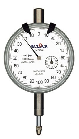 テクロック TM-1202 0.001mm目盛ダイヤルゲージ TECLOCK