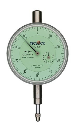 テクロック TM-1251 0.001mm目盛ダイヤルゲージ TECLOCK