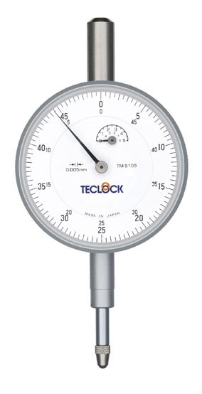 テクロック TM-5105 0.005mm目盛 標準型ダイヤルゲージ TECLOCK｜ハカルドットコム 店