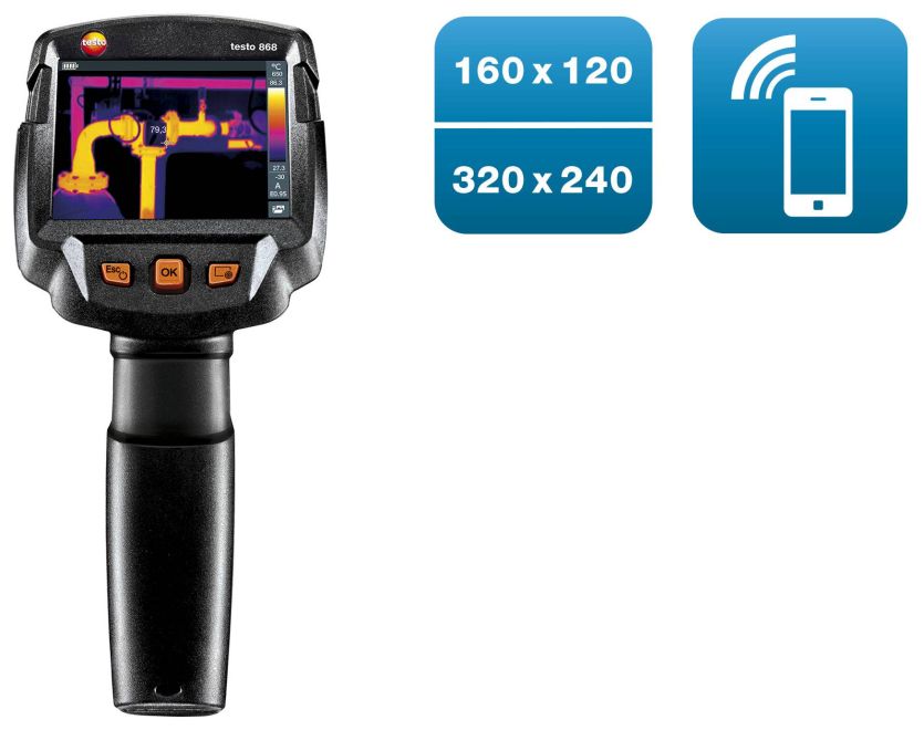 テストー testo 868 赤外線サーモグラフィ 0560 8681 SR役立つこと付