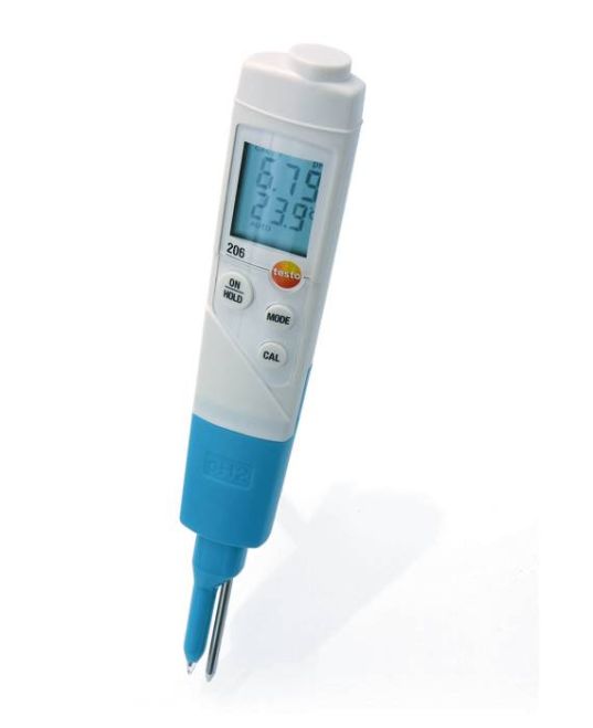 テストー testo 206-2 食料雑貨類用pH計 食料雑貨類用電極一体型 0563 2062