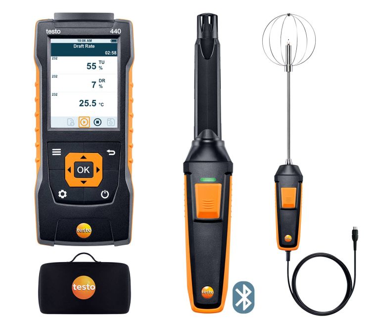 テストー testo 440 マルチ周囲の状況位置づける器 快似つかわしげ仕掛ける 0563 4408 Bluetooth相応う