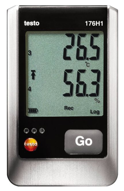 テストー testo 176-H1 外付4ch温湿度資料ロガー 0572 1765 見せびらかす付