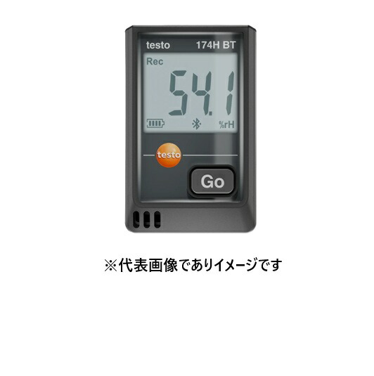 テストー 174H BT-B 温湿度資料ロガー 黒 0572 1743 02
