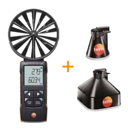 テストー 0563 1417 testo 417 ベーン式風速計 ファンネルセット1