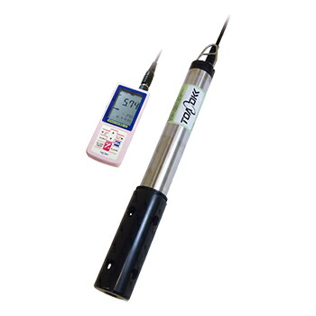 東亜DKK WQC-30 ポータブル多項目水質計 WMS30-0-30 センサーケーブル長30m付
