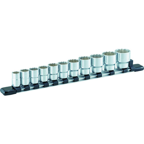 TONE HDB311 ソケット仕掛ける 12角 保持者付 in大いさ 11pcs ソケットレンチ用ソケット-DIY・工具