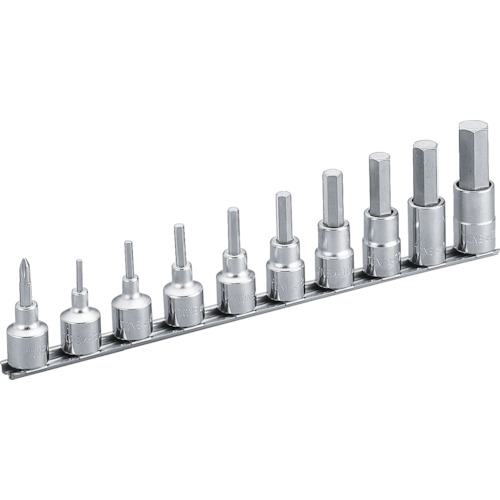 TONE HH410 ヘキサゴンソケットセット ホルダー付 10pcs