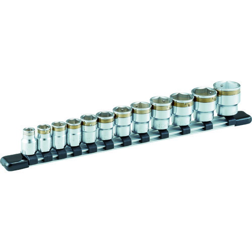 TONE HSC312 ナットキャッチソケットセット 6角 ホルダー付 12pcs