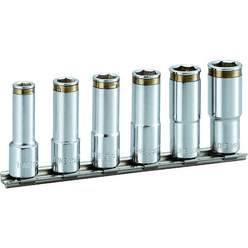 TONE HSCL306 ナットキャッチディープソケットセット 6角 保持者付 6pcs