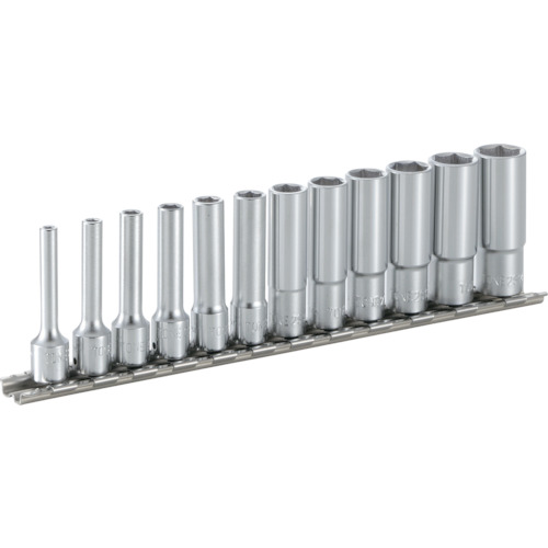 TONE HSL212 ディープソケットセット 6角 ホルダー付 12pcs