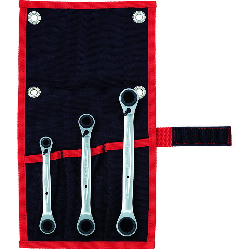 TONE RMW300 4ウェイラチェットメガネレンチセット 3pcs