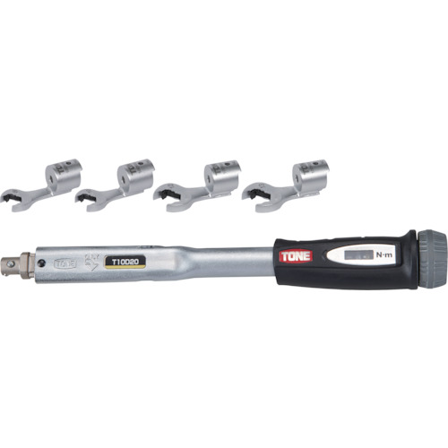 TONE T10D20RSQ40 差替式トルクレンチ プレセット形 クイックスパナヘッドセット