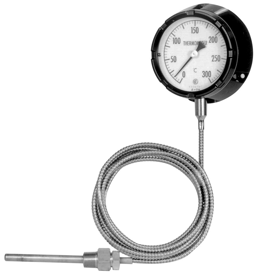長野計器 φ100 隔測型/埋込型 防滴・隔測形温度計 150℃ R1/2X10X100L 3M TL64-000-112A12A00XX0