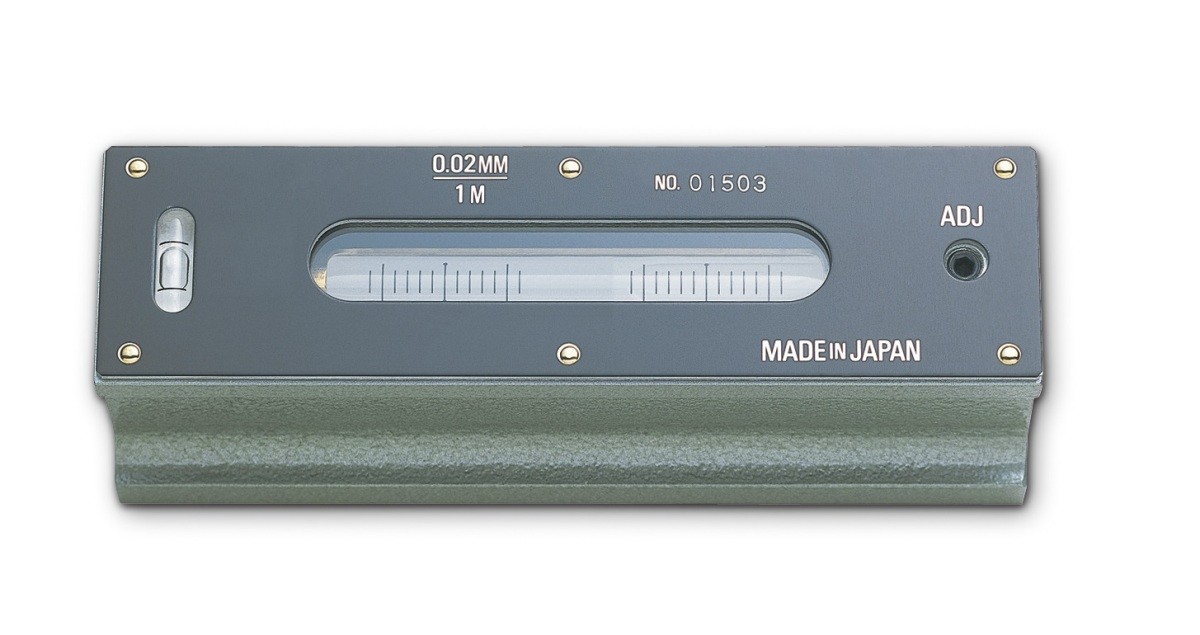 新潟精機 FLW-250002 精密平形水準器 一般工作用 SK 250mm 水平器 微小傾斜測定