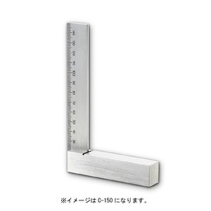 (大型)新潟精機 C-1000目盛付台付スコヤ 1000mm C1000
