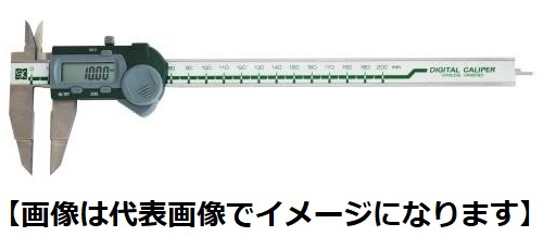 新潟精機 GDCS-200B デジタルブレードノギス GDCS200B 200mm ジョウ先端が薄いタイプ 細溝測定用