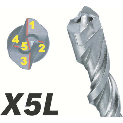ボッシュ X5L160465 コンクリートドリル SDSプラスビットX5L 16.0×465 BOSCH