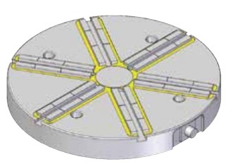 (大型)ファーステック EEPM-CIR400A ラジアルポール型永電磁チャック 切削用 EEPM-CIR型 コントローラー付属