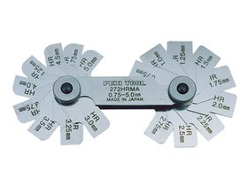 フジツール ラジアスゲージ 高精度焼入品 01-446 272HRMA