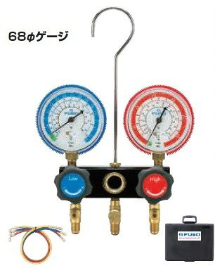 A-GASジャパンFS-702D-2 R22,R12,R502用ゲージマニホールドキット FUSO
