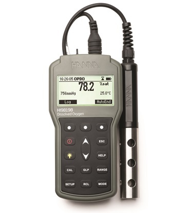 ハンナ HI 98198 螢光式携帯型溶存O計 HANNA ハンナ インスツルメンツ