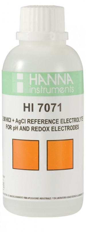 ハンナ HI 7071M 電極内部液 3.5M KCl+AgCl 230ml HANNA ハンナ インスツルメンツ