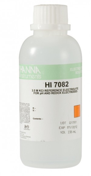 ハンナ HI 7082M 電極内部的液 3.5M KCl 230ml HANNA ハンナ インスツルメンツ