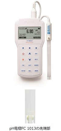 ハンナ HI 98162 牛乳用ポータブルpH計 HANNA ハンナ インスツルメンツ｜ハカルドットコム 店