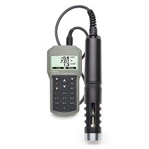ハンナ HI 98195/20 携帯型多項目水質位置づける器 pH /ORP/EC/TDS/踏みこたえる率/鹹味/℃計 20m有線テレビ付 HANNA ハンナ インスツルメンツ