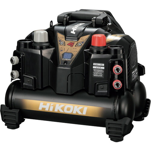 (大型) HIKOKI EC1245H3-CTN 釘打機用エアコンプレッサ8L 高圧/常圧手合い 安全対策役立つことありの実 改