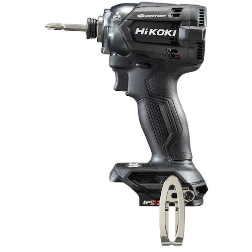 HIKOKI WH18DC-NNB 18Vコードレスインパクトドライバ ブラック 本体のみ 充電器 電池パック別売|ハカルドットコム 店