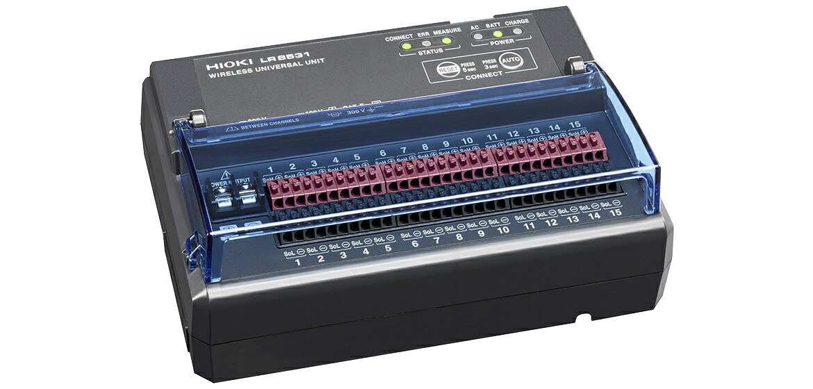 日置電機 LR8531 ワイヤレスユニバーサルユニット 社会的単位のみ  15ch 起電力 体温 湿度 踏みこたえる位置づける HIOKI