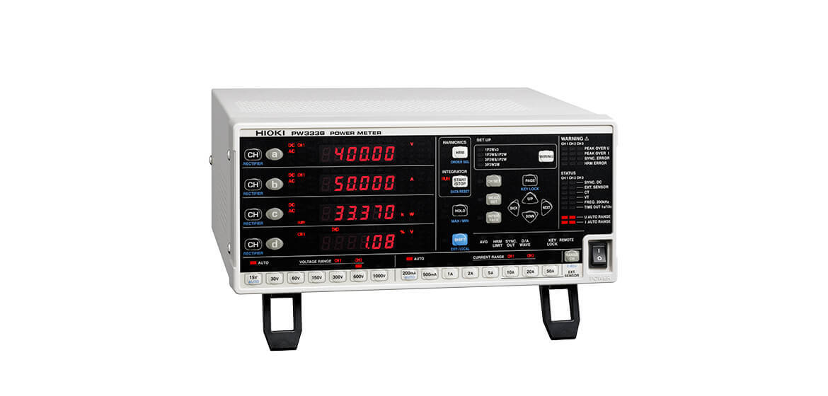 日置電機 PW3336-02 力強さ米突 2ch D/A最終生産物付 ワット数計 HIOKI