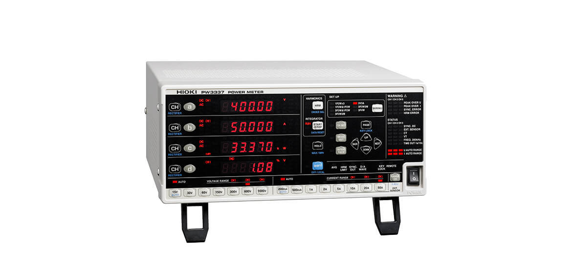 日置電機 PW3337-02 力強さ米突 3ch D/A最終生産物付 ワット数計 HIOKI