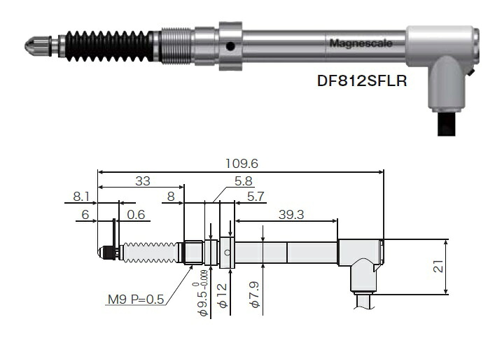 マグネスケール DF812SFLR デジタルゲージ