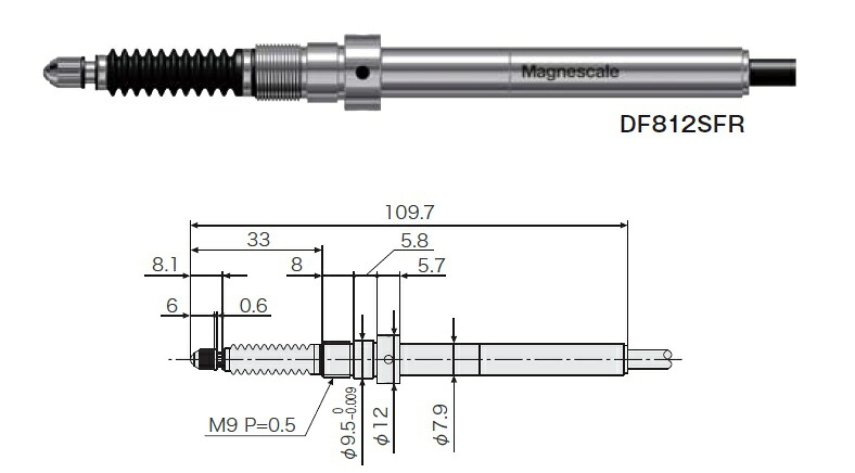 マグネスケール DF812SFR デジタルゲージ