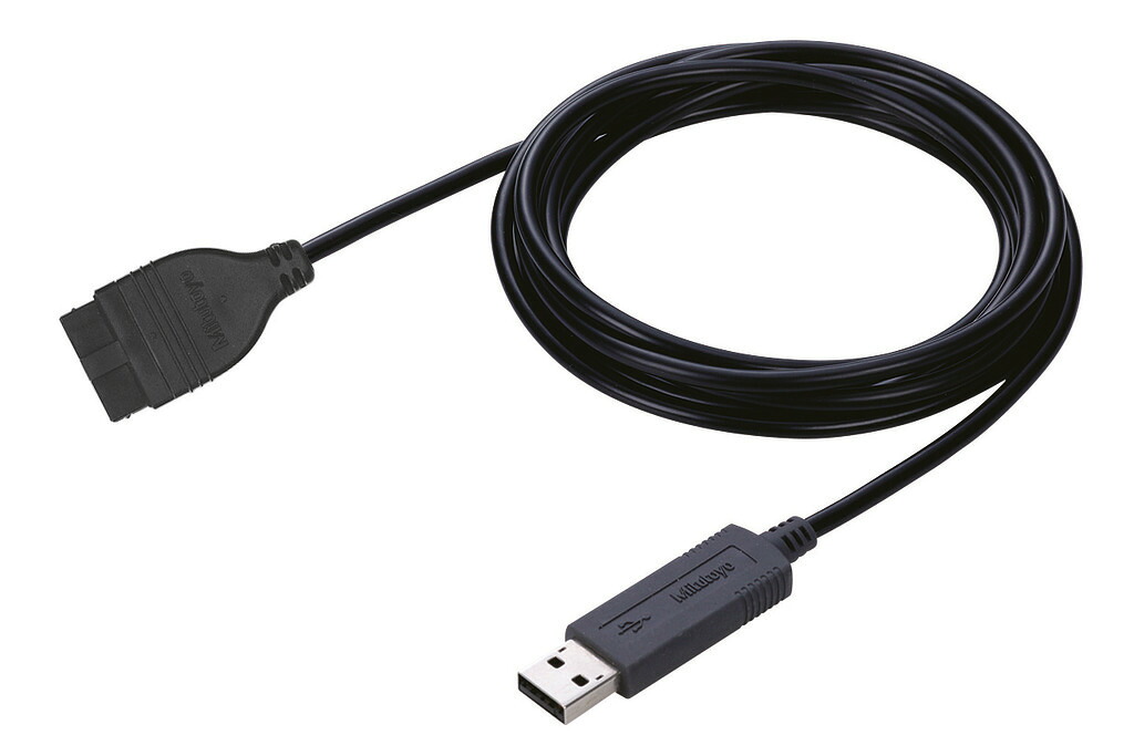ミツトヨ 06AFM380D USBインプットツールダイレクト USB-ITN-D 2m|ハカルドットコム 店