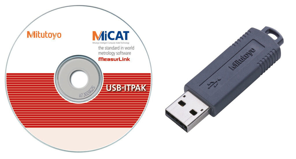 ミツトヨ 06AFM386 測定データ収集ソフトウェア USB-ITPAK V2.1｜ハカルドットコム 店