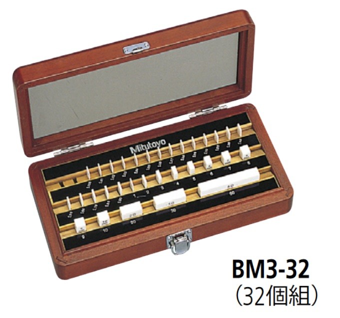 ミツトヨ 516-365-30 BM3-32-K レクタンギュラゲージブロック 標準尺度仕掛ける セラミックス製