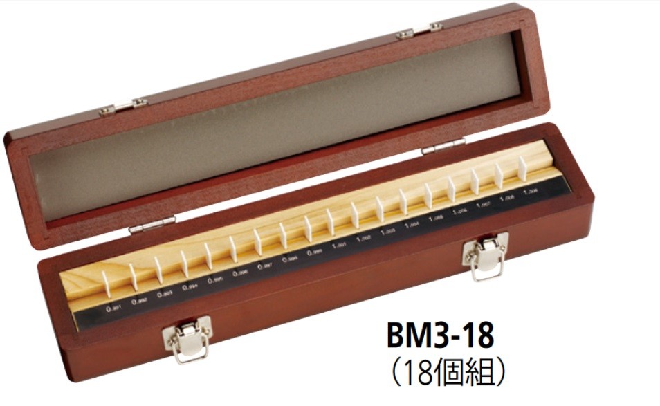 ミツトヨ 516-373-30 BM3-18-K レクタンギュラゲージブロック 標準セット セラミックス製