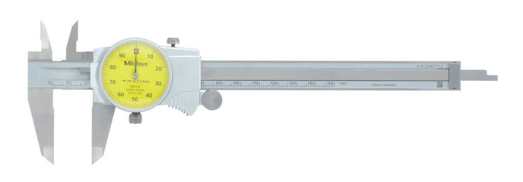 ミツトヨ 505-732 D15FX ダイヤルノギス アナログ 150mm｜ハカルドットコム 店